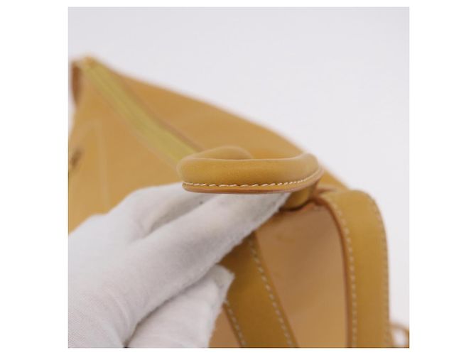 LOEWE Anton Backpack Leather Yellow Gold - vista 7