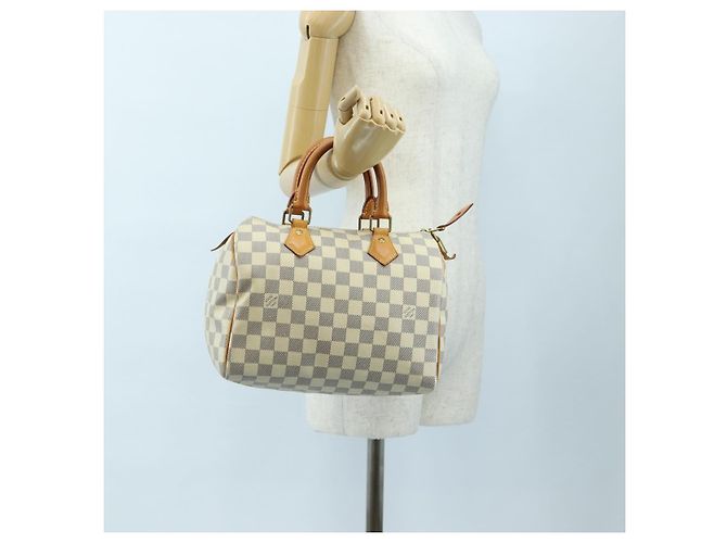 LOUIS VUITTON Damier Azur Speedy 25 Hand Bag N41534 LV - vista 25
