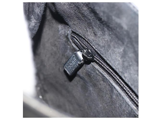GUCCI Bamboo Hand Bag Leather Black 001 3761 - vista 20