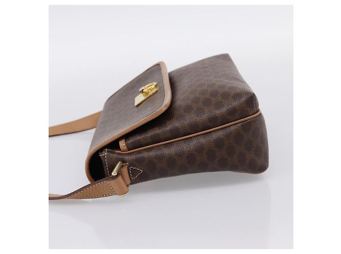 Céline Celine Macadam Leather Medium Marrone - vista 3