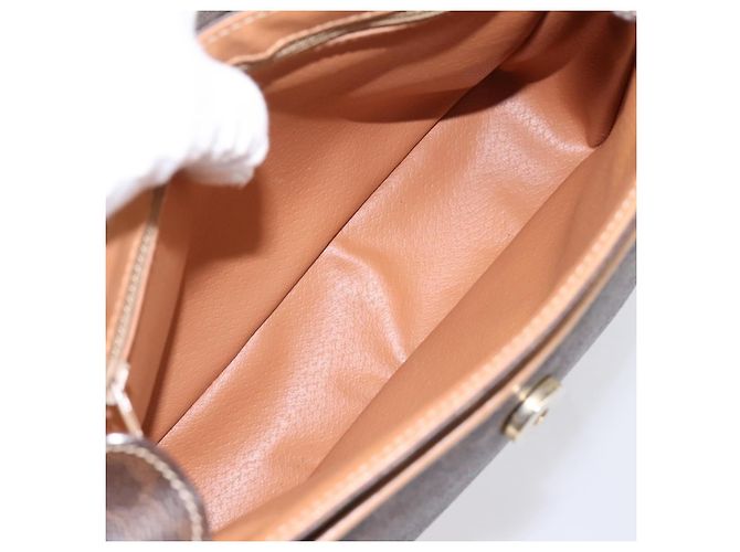 Céline Celine Macadam Leather Medium Marrone - vista 5