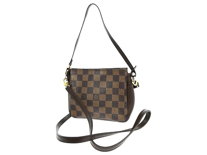 Louis Vuitton Trousse Make Up Damier Canvas Marrone - vista 2