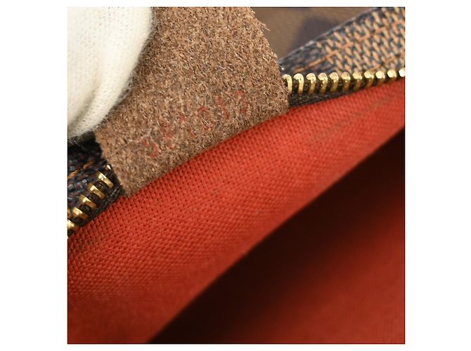 Louis Vuitton Trousse Make Up Damier Canvas Marrone - vista 5