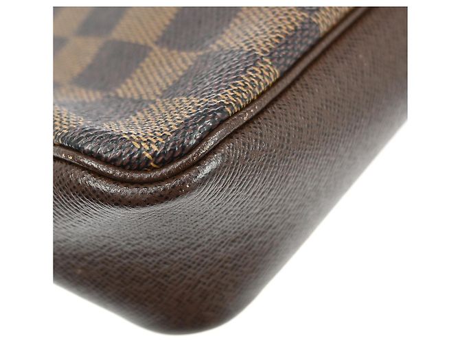 Louis Vuitton Trousse Make Up Damier Canvas Marrone - vista 7