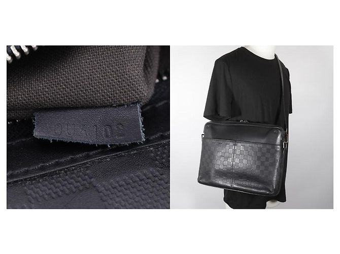 Louis Vuitton Calypso Messenger Damier Infini Leather MM Preto - vista 5