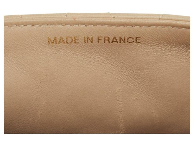 Borsa a tracolla Chanel Diana Coco Mark Chain Beige - vista 12