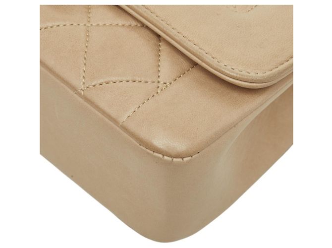 Borsa a tracolla Chanel Diana Coco Mark Chain Beige - vista 4