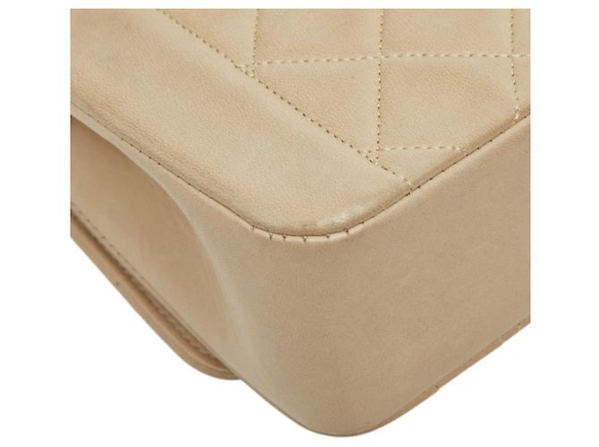 Borsa a tracolla Chanel Diana Coco Mark Chain Beige - vista 7