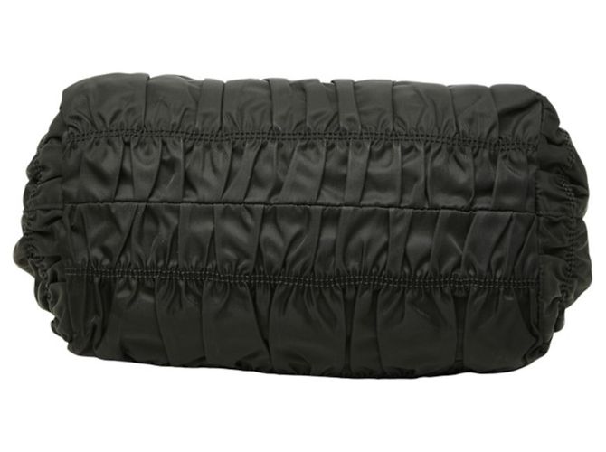 Borsa a raggruppo Prada con placca logo Triangle Nero - vista 3