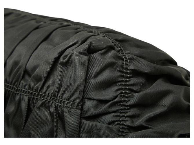 Borsa a raggruppo Prada con placca logo Triangle Nero - vista 6