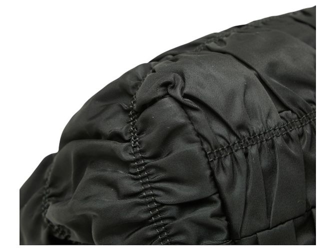 Borsa a raggruppo Prada con placca logo Triangle Nero - vista 7