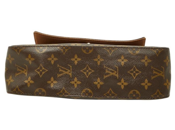 Borsa a tracolla Mini Looping Monogram Louis Vuitton Marrone - vista 3