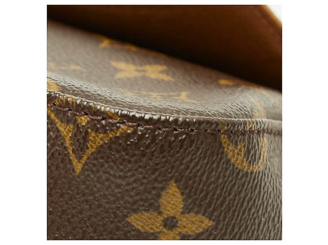 Borsa a tracolla Mini Looping Monogram Louis Vuitton Marrone - vista 4