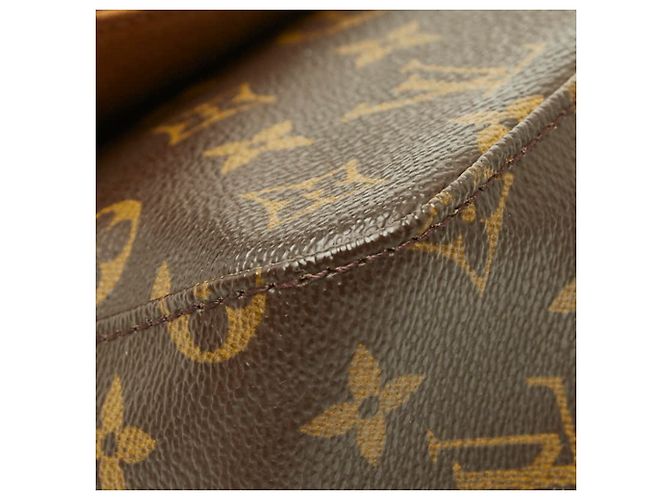 Borsa a tracolla Mini Looping Monogram Louis Vuitton Marrone - vista 5