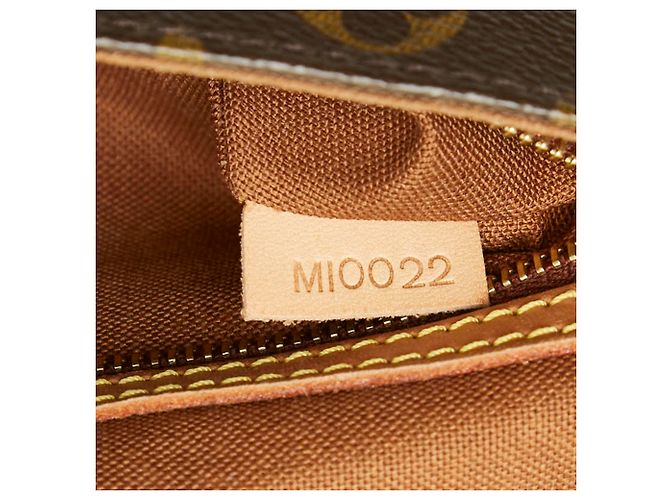 Borsa a tracolla Mini Looping Monogram Louis Vuitton Marrone - vista 9