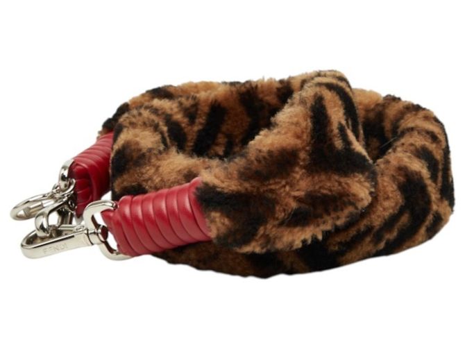 Fendi Zucca Mini Strap You Shoulder Bag Brown Red - view 2
