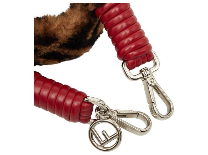 Fendi Zucca Mini Strap You Shoulder Bag Brown Red - view 4