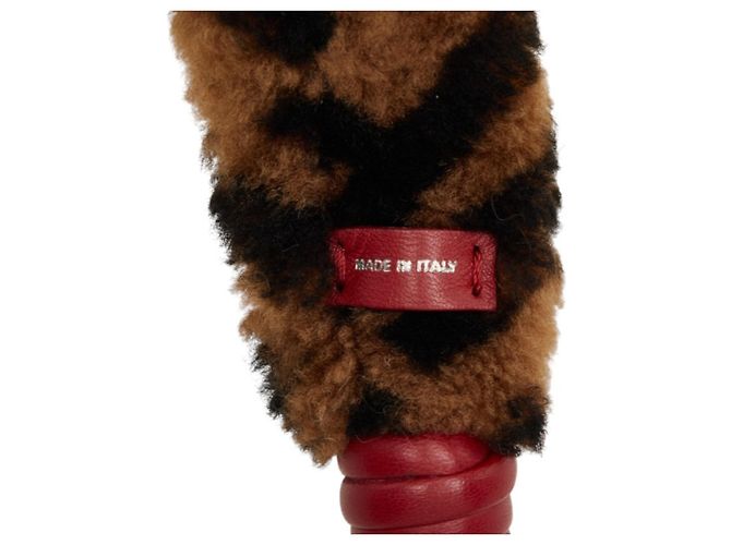 Fendi Zucca Mini Strap You Shoulder Bag Brown Red - view 5