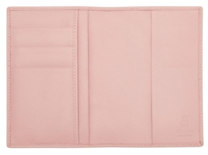 Gucci Papagallo GG Canvas Passport Case Pink Beige - view 6