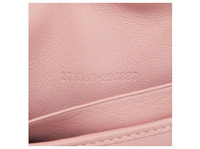 Gucci Papagallo GG Canvas Passport Case Pink Beige - view 8