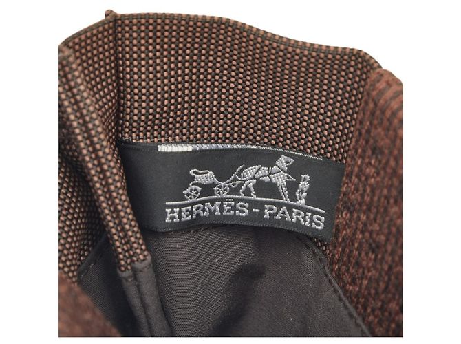Hermès Borsa a tracolla Hermes Herline Pochette Marrone - vista 6