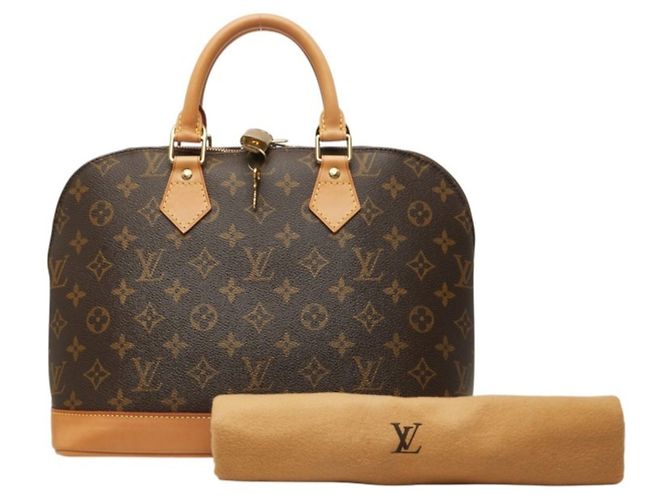 Borsa Louis Vuitton Monogram Alma PM Marrone - vista 13