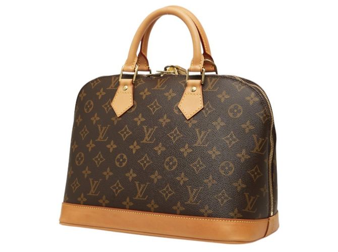 Borsa Louis Vuitton Monogram Alma PM Marrone - vista 2