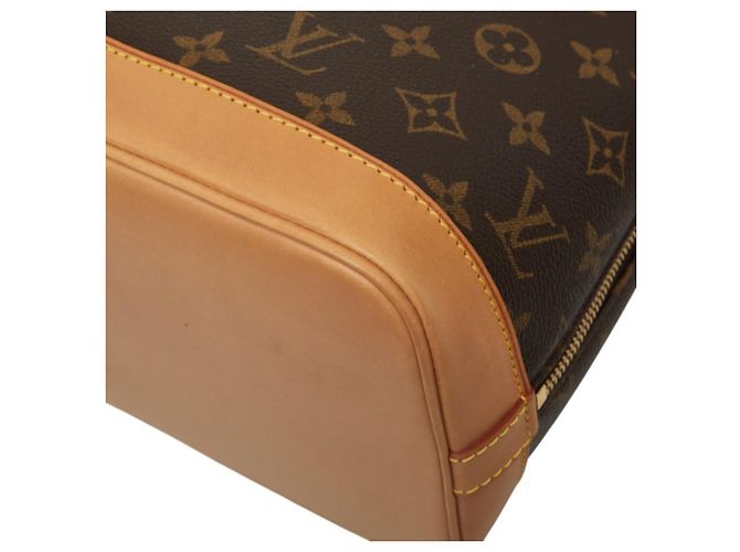Borsa Louis Vuitton Monogram Alma PM Marrone - vista 7