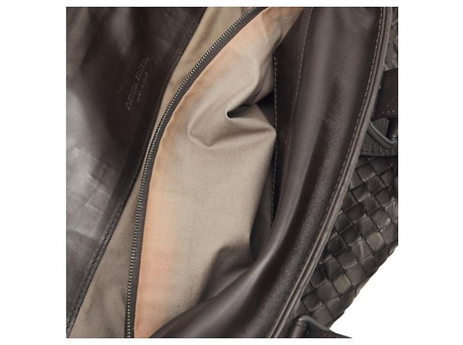 Borsa Tote Bottega Veneta Intrecciato Marrone scuro - vista 10