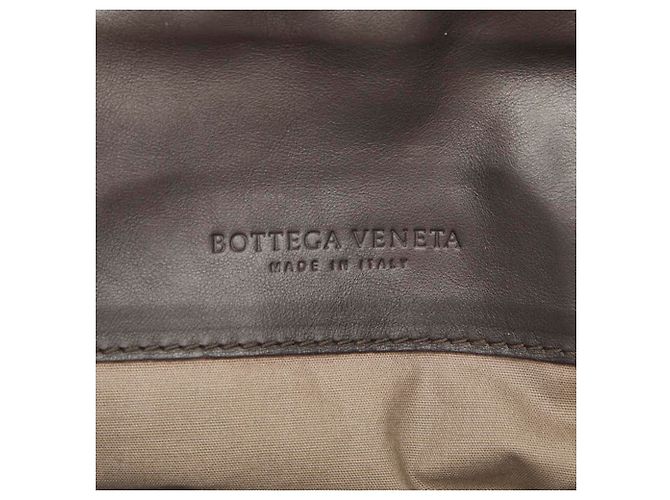 Borsa Tote Bottega Veneta Intrecciato Marrone scuro - vista 12