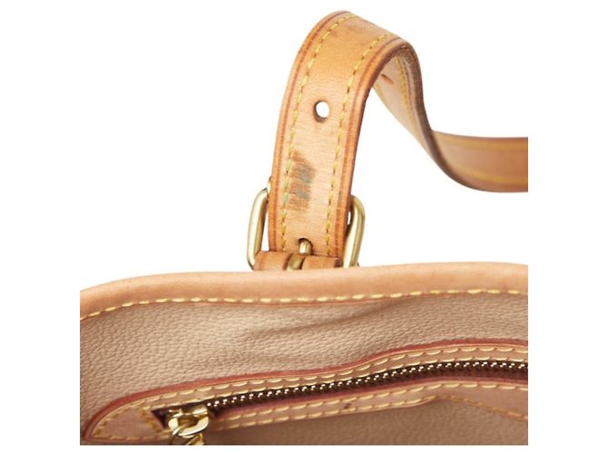 Borsa Tote Louis Vuitton Monogram Petite Bucket PM Marrone - vista 11