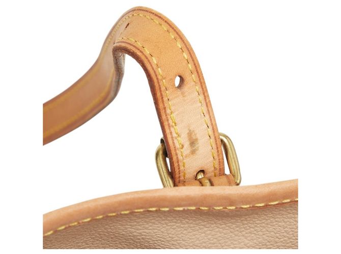Borsa Tote Louis Vuitton Monogram Petite Bucket PM Marrone - vista 12