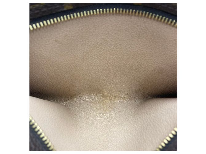 Borsa Tote Louis Vuitton Monogram Petite Bucket PM Marrone - vista 14