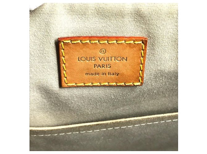 Borsa Louis Vuitton Monogram Miroir Bellevue GM D'oro - vista 14