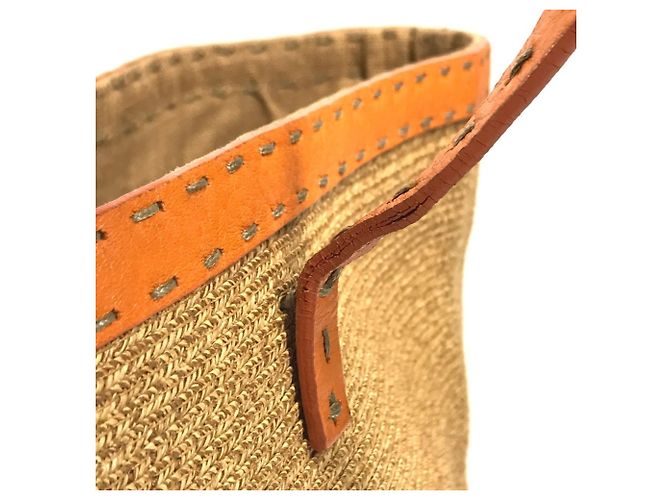 FENDI Selleria Strandtasche Beige Orange - Ansicht 12