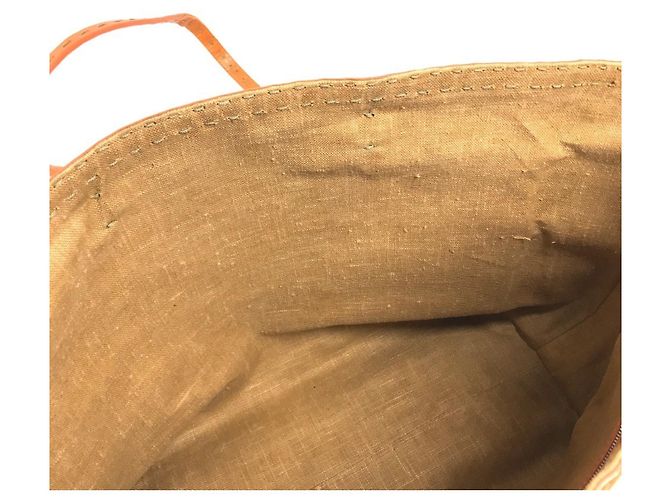 FENDI Selleria Strandtasche Beige Orange - Ansicht 16