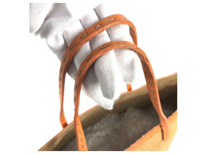 FENDI Selleria Strandtasche Beige Orange - Ansicht 9