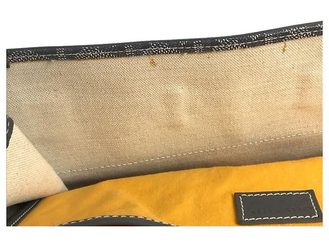 Goyard Steamer Tasche Grau Braun - Ansicht 17