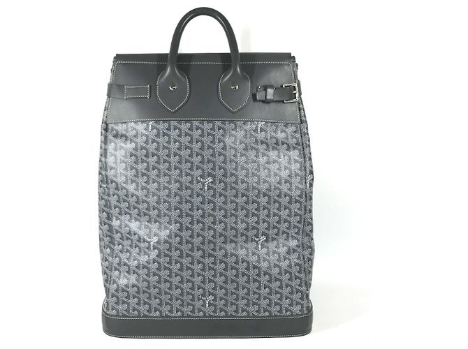 Goyard Steamer Tasche Grau Braun - Ansicht 2
