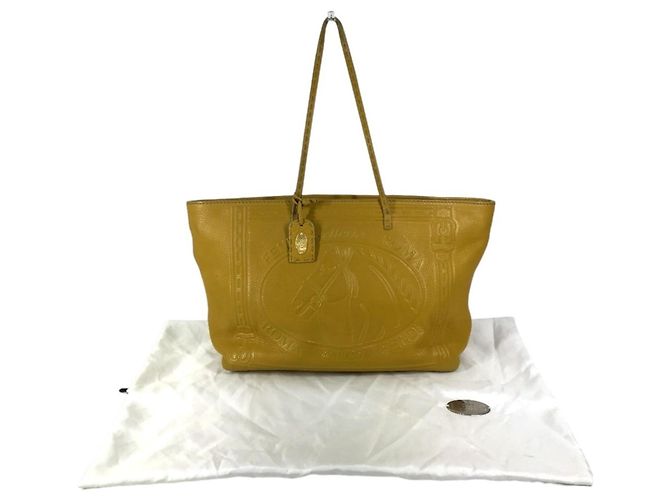 Selleria Fendi Tote Bag aus gelbem Leder - Ansicht 17