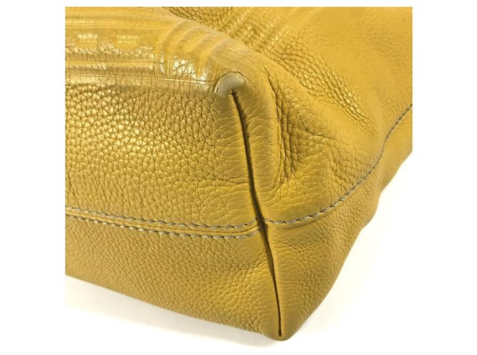 Selleria Fendi Tote Bag aus gelbem Leder - Ansicht 6
