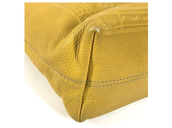 Selleria Fendi Tote Bag aus gelbem Leder - Ansicht 7