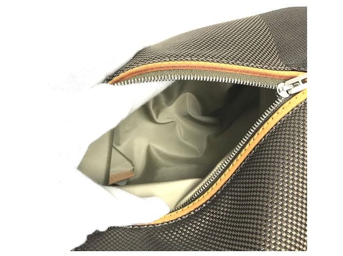 Louis Vuitton M93013 Damier Geant Matero PM Schultertasche Khaki - Ansicht 11