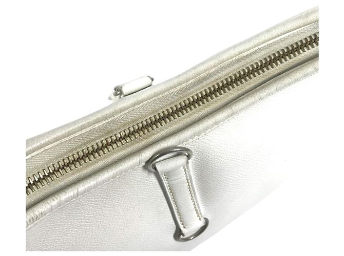 Hermès Borsa Hermes Bicolor Trim 31 Bianco Rosso - vista 13