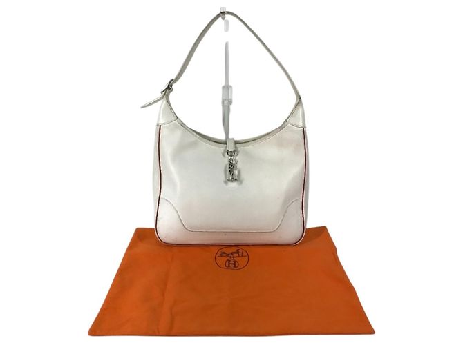 Hermès Borsa Hermes Bicolor Trim 31 Bianco Rosso - vista 17