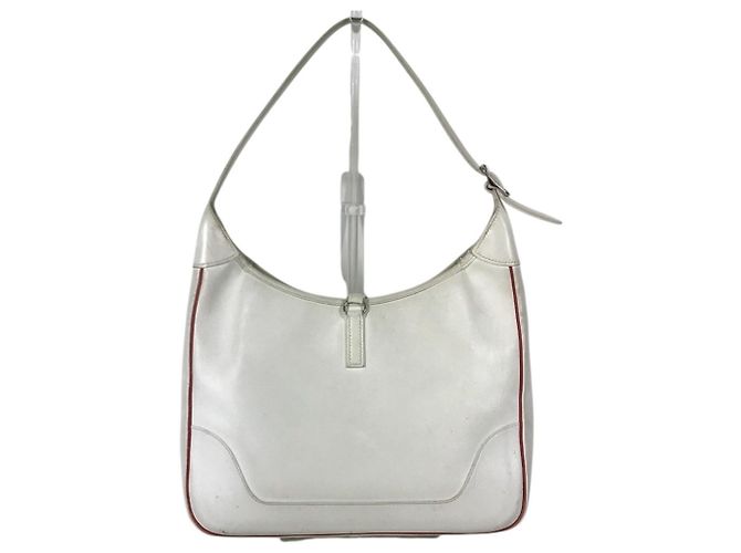 Hermès Borsa Hermes Bicolor Trim 31 Bianco Rosso - vista 2