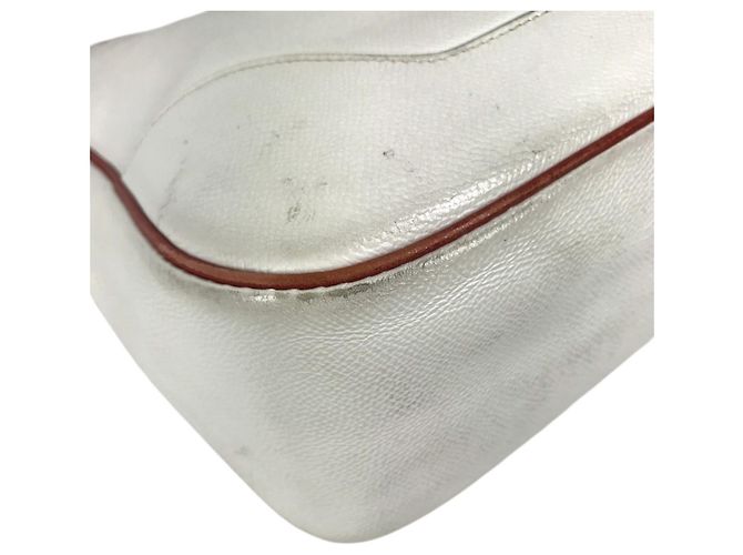 Hermès Borsa Hermes Bicolor Trim 31 Bianco Rosso - vista 7