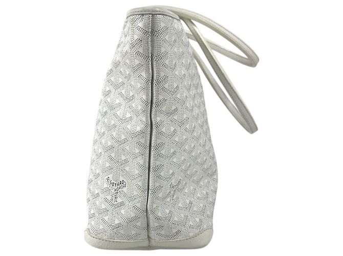 Borsa Tote Goyard Artois PM Bianco - vista 4