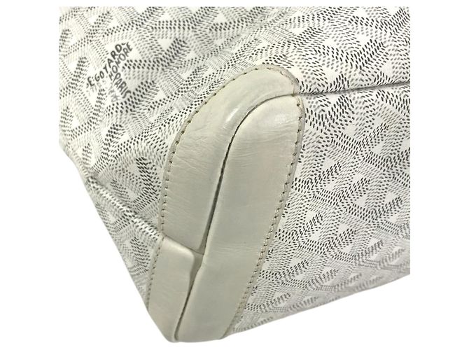 Borsa Tote Goyard Artois PM Bianco - vista 7