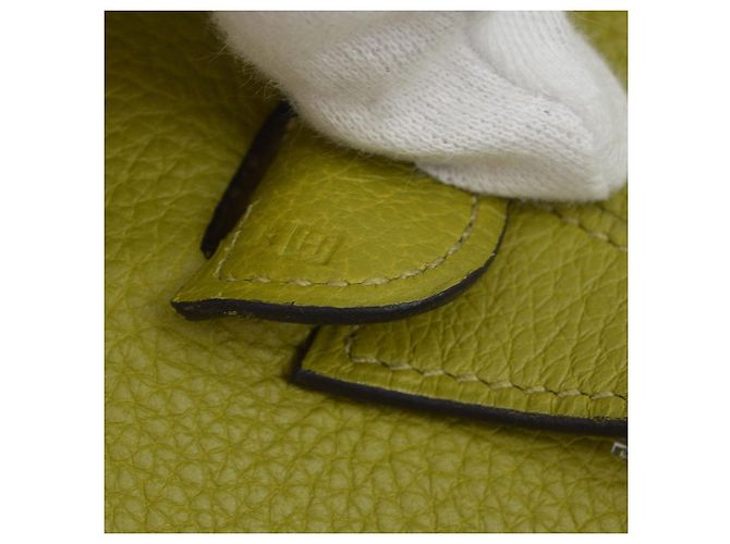 Hermès Borsa Hermes Evelyne Gen I Clemence PM Verde - vista 5